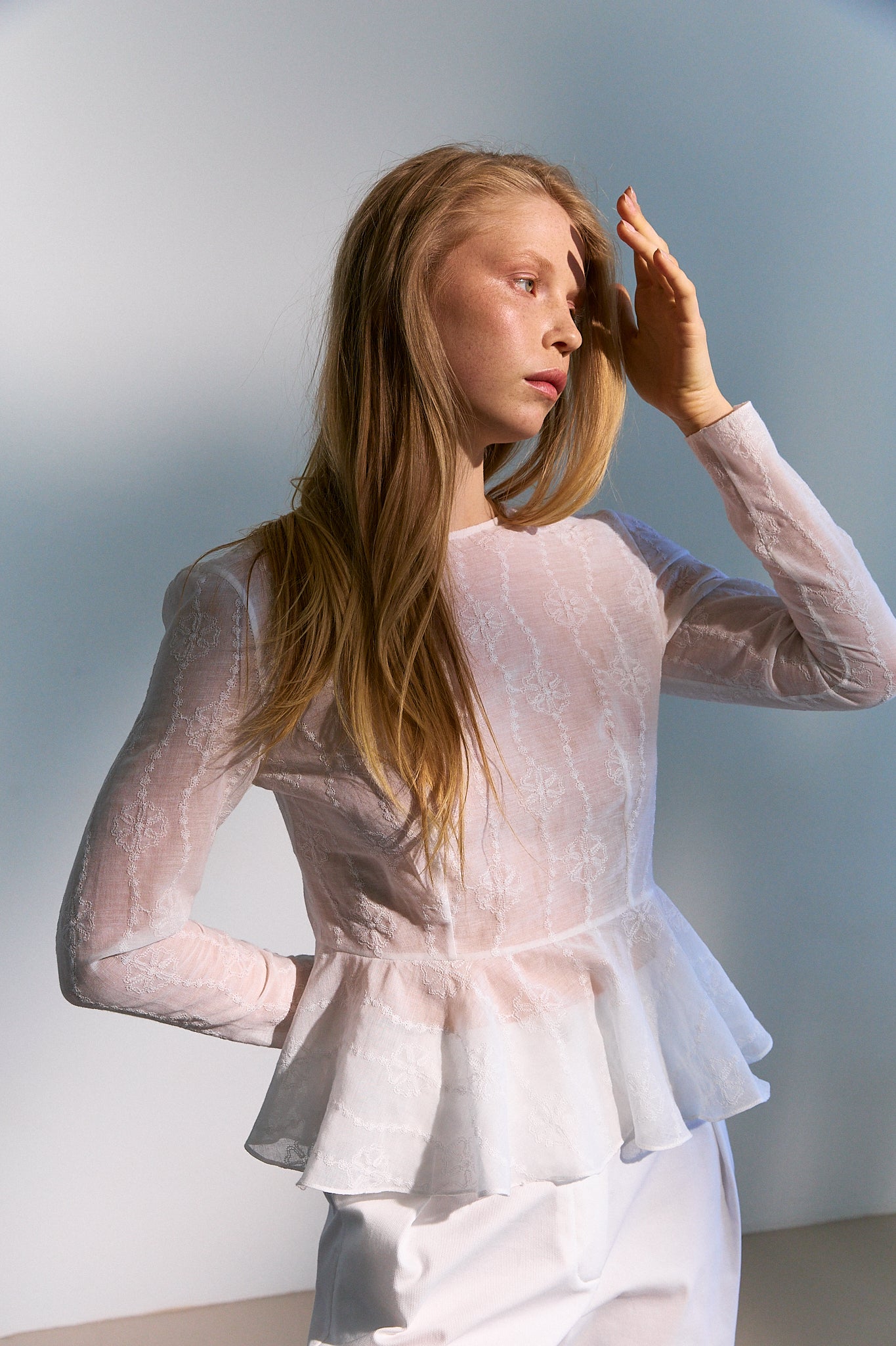 Floral Blouse in Cotton