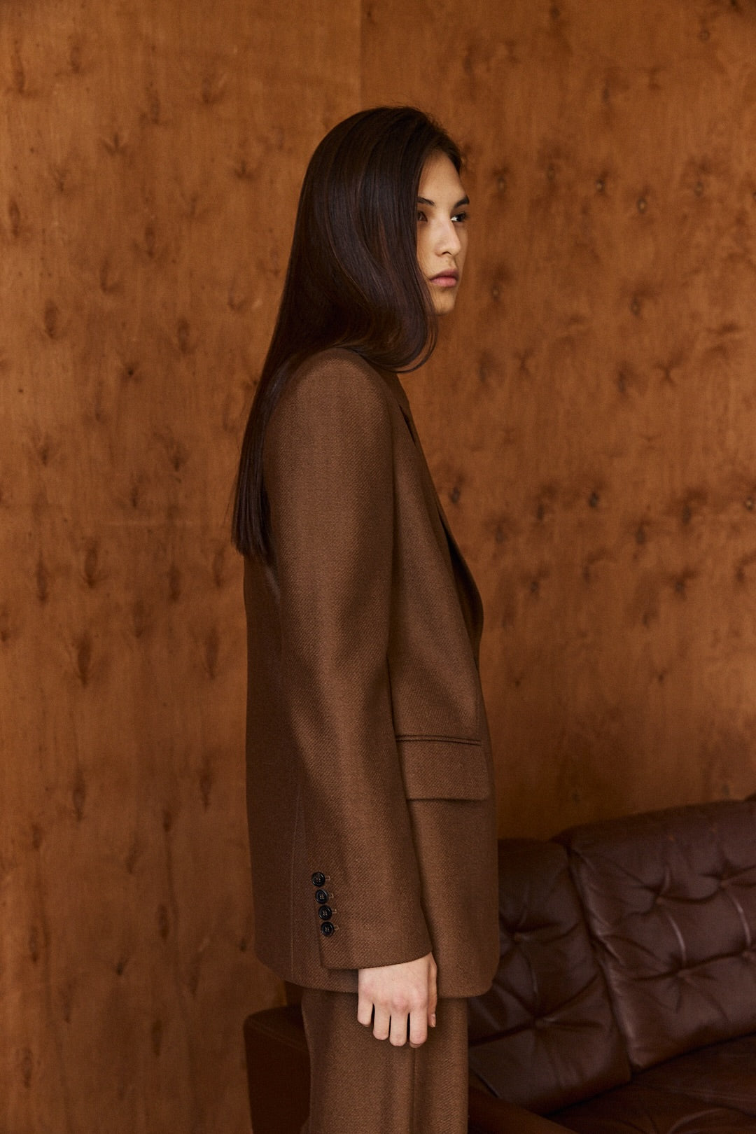 Camel jacket in Wool and Cashmere