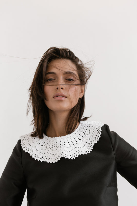 Handmade lace collar