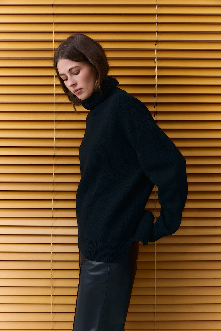 Oversized sweater in Wool and Cashmere