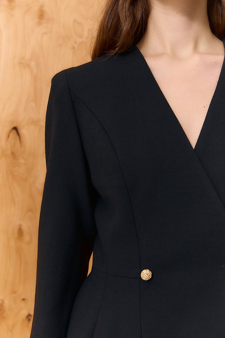 Black Structured Dress