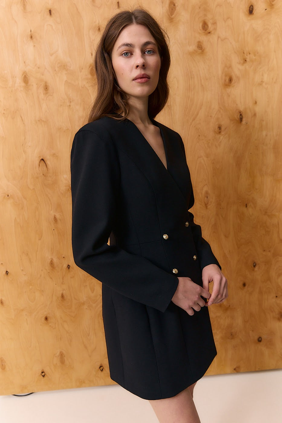 Black Structured Dress