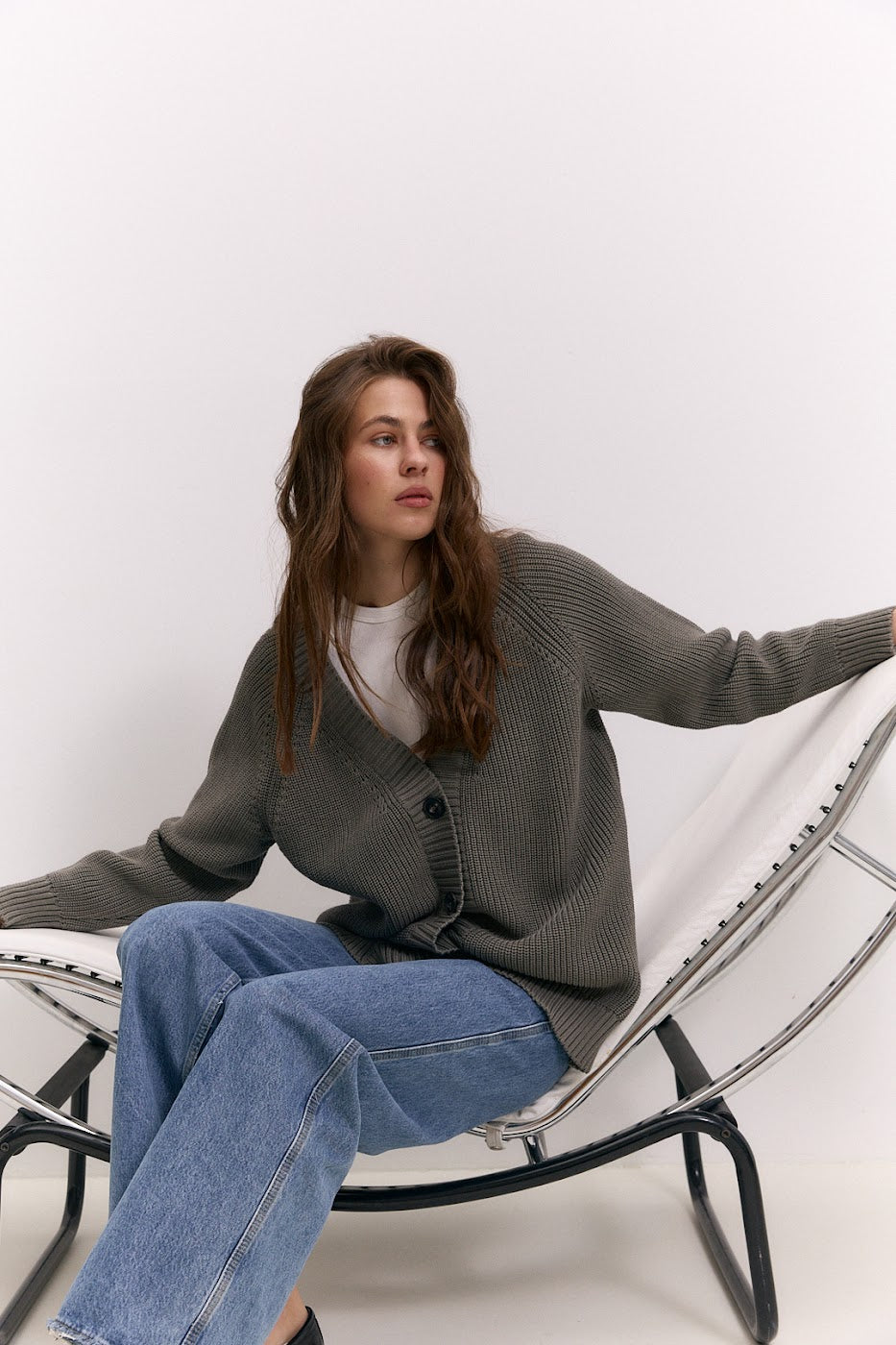 Cardigan GreatB in Cotton and Cashmere