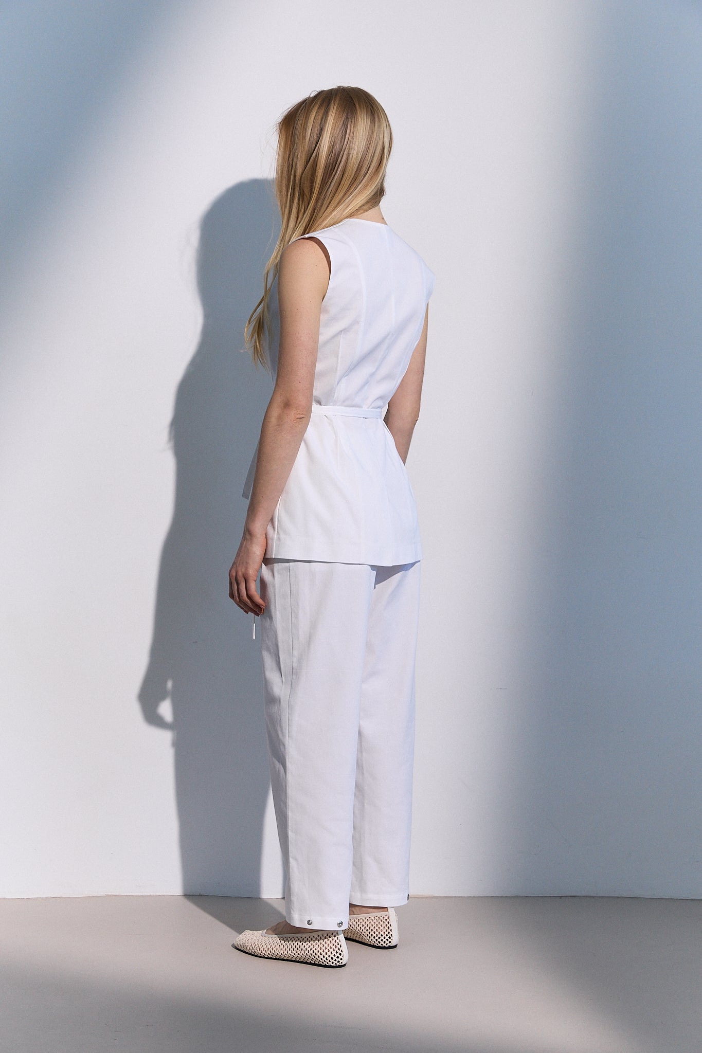 White suit in Cotton