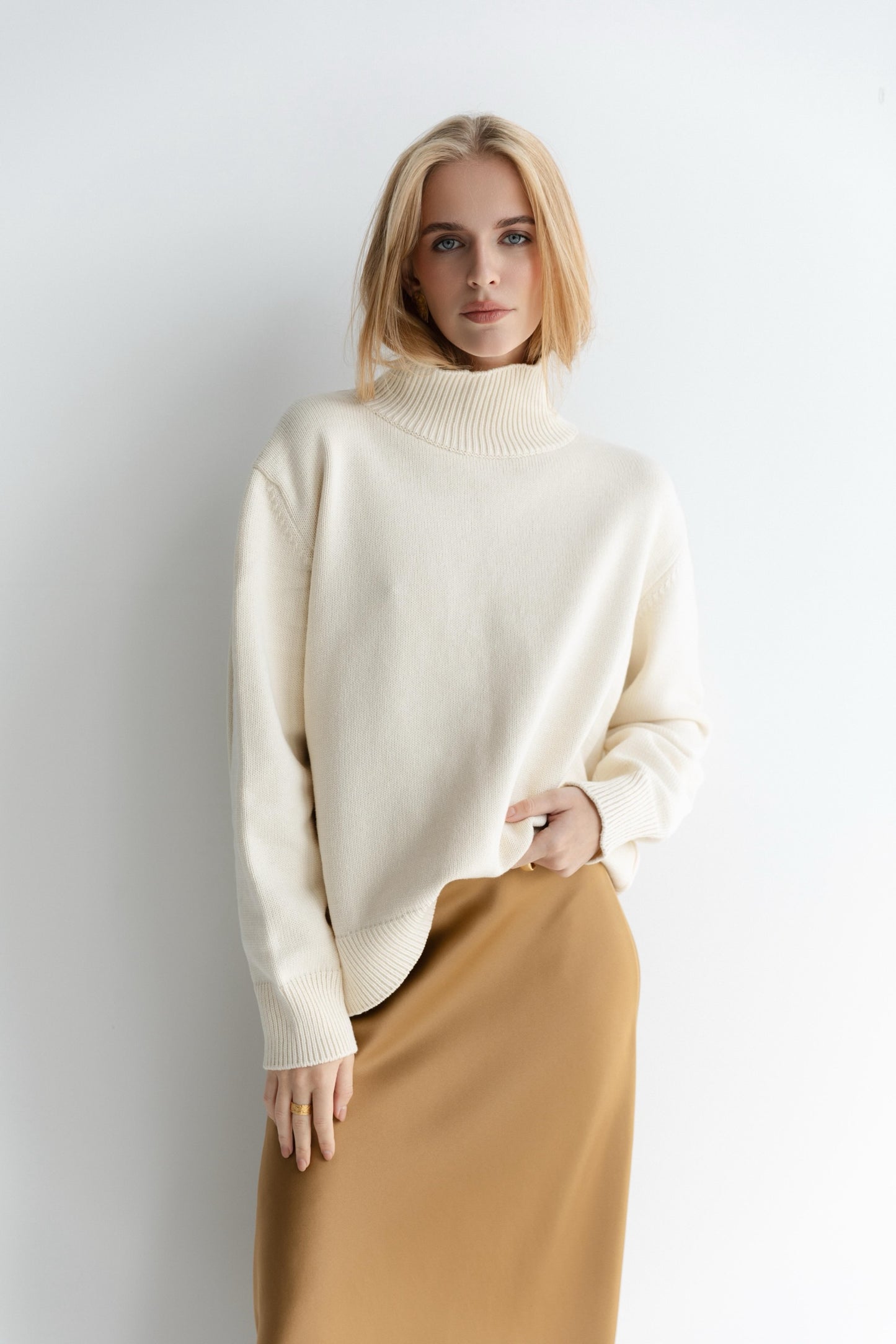 Oversized sweater in Wool