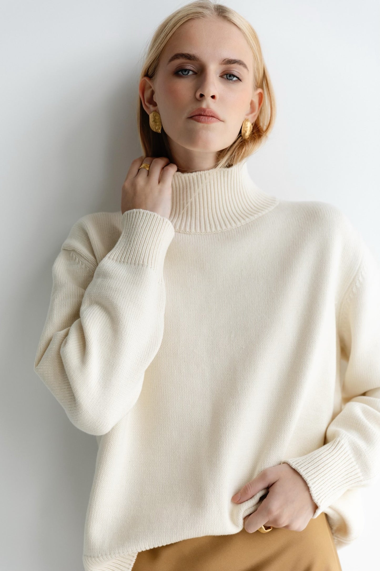 Oversized sweater in Wool