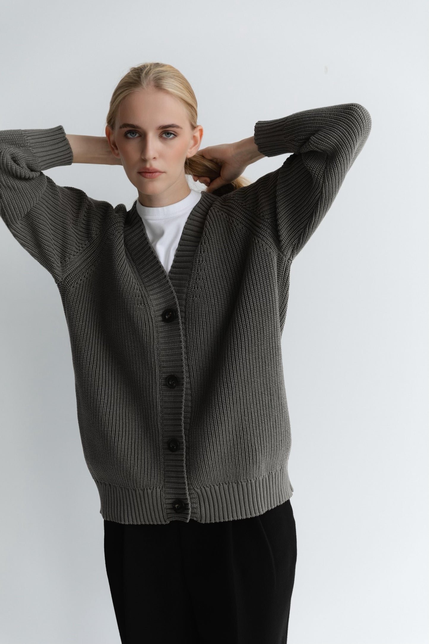 Cardigan GreatB in Cotton and Cashmere