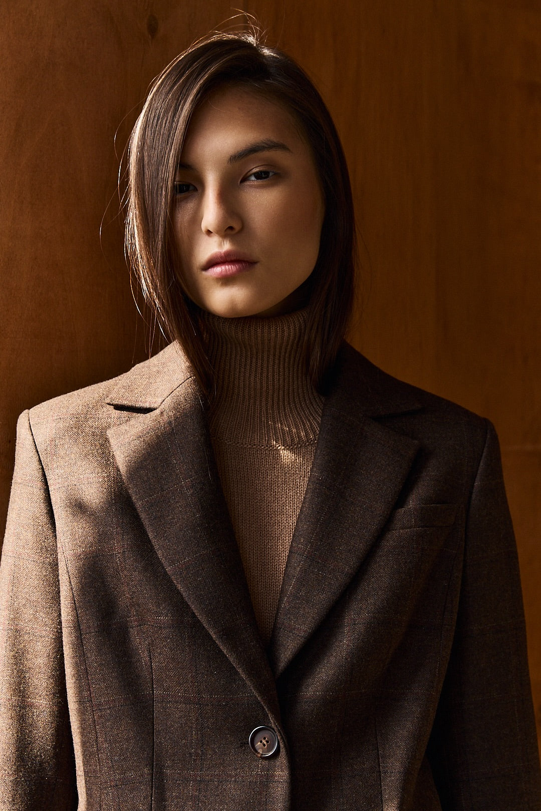 Brown suit in Wool and Cashmere